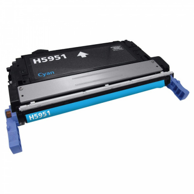 Utángyártott toner a HP 643A Q5951A cián (cyan) 