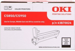 OKI 43870024 fekete (black) eredeti fotohenger