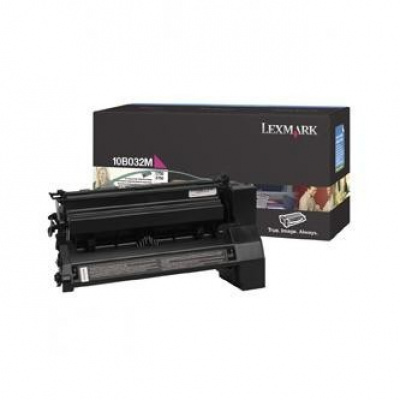 Lexmark 10B032M bíborvörös (magenta) eredeti toner