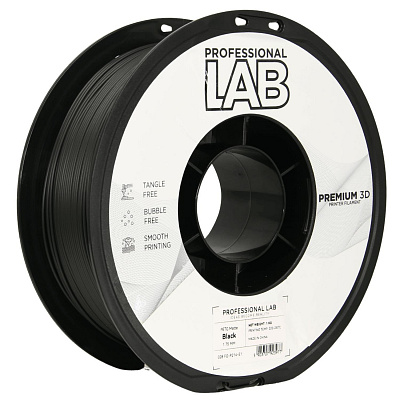 Professional Lab FG-P214-E1, 3D filament, PETG Matte, 1,75mm, 1000g, Fekete (Black)