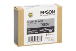 Epson T5807 világos fekete (light black) eredeti tintapatron