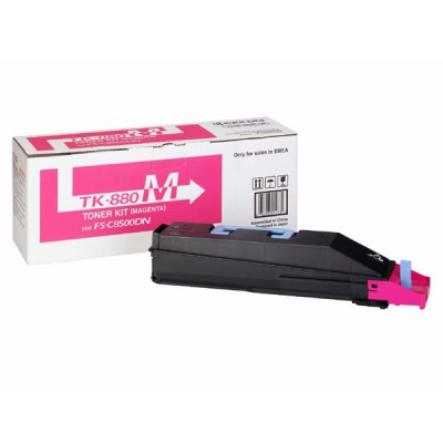 Kyocera Mita TK-880M bíborvörös (magenta) eredeti toner