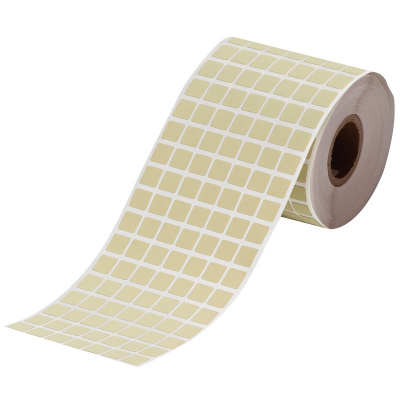 Brady BPT-38-652-2.5 / 236723, hőérzékeny papír címkék, 9.53 mm x 9.53 mm