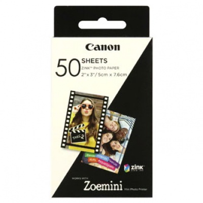 Canon ZP-2030 3215C002 öntapadó fotópapírok ZINK 50x76mm (2x3"), 50 db, thermo