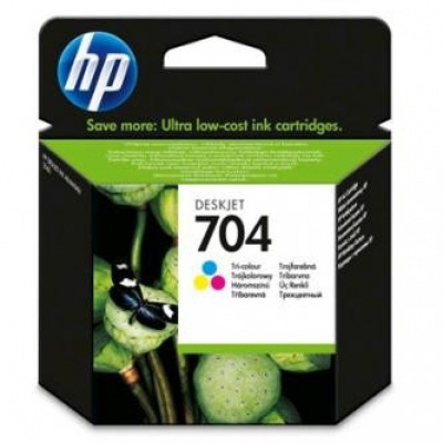 HP 704 CN693AE színes eredeti tintapatron