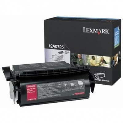 Lexmark 12A0725 fekete (black) eredeti toner