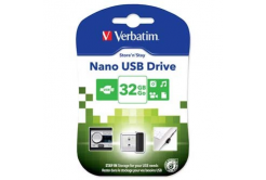 Verbatim 98130 USB flash meghajtó Store 'N' Stay, USB 2.0, 32GB, Nano, fekete, USB A