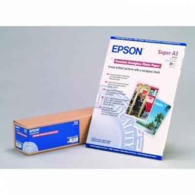 Epson S041328 Premium Semigloss Photo Paper, fotópapírok, polofényes, fehér, Stylus Photo 1270, 2000P, A3
