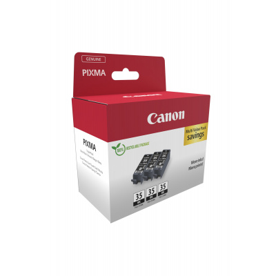Canon PGI-35 BK TRIPLE 1509B028 fekete (black) multipack eredeti patronok, 3db