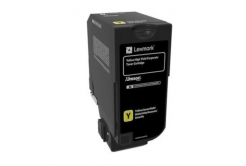 Lexmark 84C2HYE sárga (yellow) eredeti toner