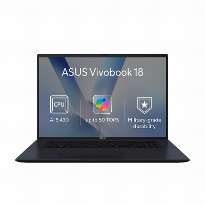 ASUS Vivobook 18/M1807GA-S8002WZ/AI5-430/18"/WUXGA/16GB/512GB/AMD int/W11H/Kék/2R