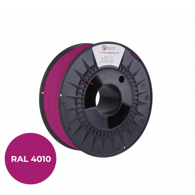 C-Tech 3DF-P-PLA1.75-4010 3D filament, PREMIUM LINE, PLA, RAL4010, 1,75mm, 1000g, Telekommunikációs lila (Purple)