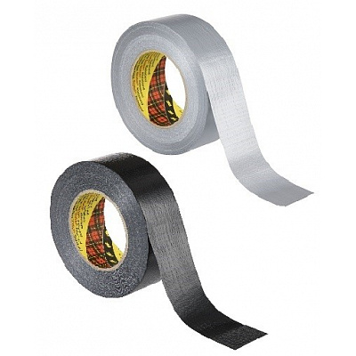 3M 2904 Duct Tape Erős univerzális textilszalag, 2 szín 48 mm x 50 m fekete/black