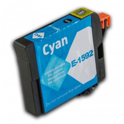 Epson T1592 cián (cyan) kompatibilis tintapatron