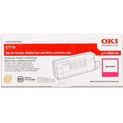 OKI 44318606 bíborvörös (magenta) eredeti toner