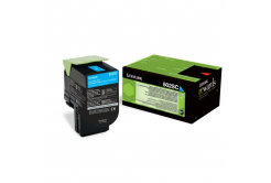 Lexmark 80C2SCE cián (cyan) eredeti toner