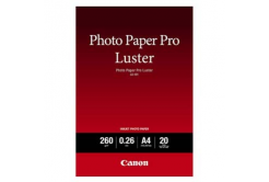 Canon Photo Paper Pro Luster, fotópapírok, fényes, fehér, A4, 260 g/m2, 20 db, 6211B006, inkoustový