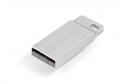 VERBATIM Flash Disk 16GB Metal Executive, USB 2.0, ezüst