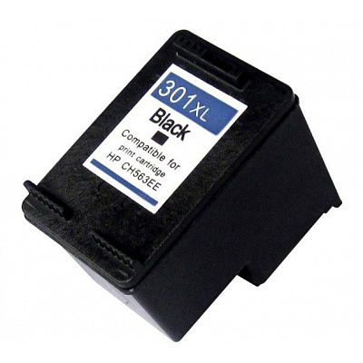 Kompatibilis tintapatron a HP 301XL CH563E fekete (black) 