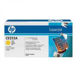 HP CE252A, sárga (yellow), eredeti toner