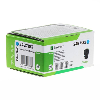 Lexmark 24B7182 cián (cyan) eredeti toner