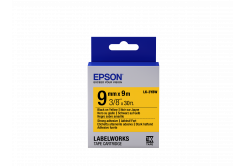 Epson LabelWorks LK-3YBW C53S653005 9mm x 9m, fekete nyomtatás / sárga alapon, erős ragasztó, eredeti szalag