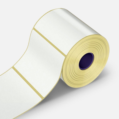 Öntapadós PP (polipropilén) címkék, 100x100mm, 500db, a TTR, fehér, tekercs