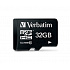 VERBATIM MicroSDHC karta 32GB Premium, U1