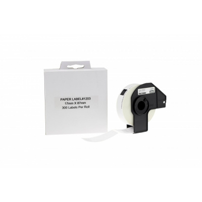 Brother DK-11203, 17mm x 87mm, utángyártott címketekercs