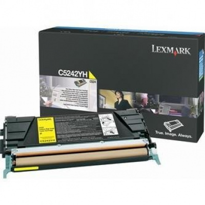 Lexmark C5242YH sárga (yellow) eredeti toner