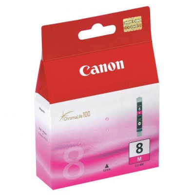 Canon CLI-8M, 0622B001 bíborvörös (magenta) eredeti tintapatron