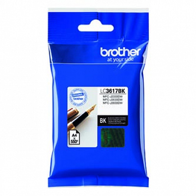 Brother LC-3617BK černá (black) originální cartridge, po expiraci