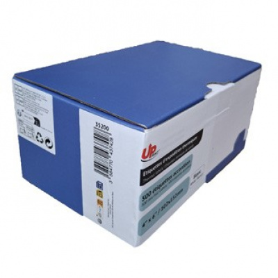 Neutre etikety 102mmx152mm, white, 500 etiket, 35200, pro tiskárnu PL70E/PL80E