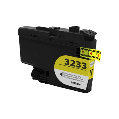 Brother LC-3233 sárga (yellow) utángyártott tintapatron