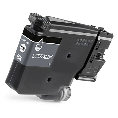 Brother LC-527XL BK fekete (black) kompatibilis tintapatron