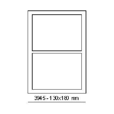 Öntapadó címkék 180 x 130 mm, 2 címkék, A4, 100 ív