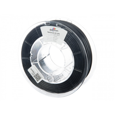 Spectrum 80992 3D filament, PC 275, 1,75mm, 250g, Fekete (Traffic black)