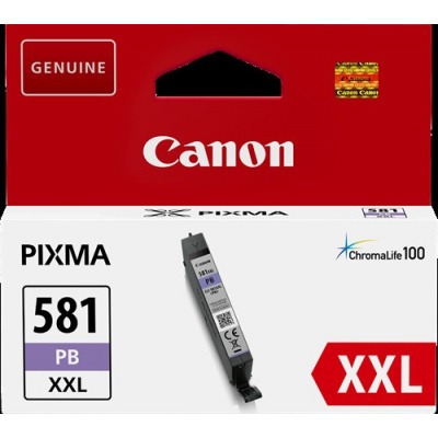 Canon CLI-581PB XXL fotó kék (photo blue) eredeti tintapatron