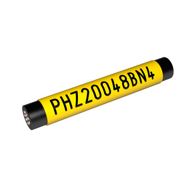 Partex PHZF20095BN4, lapos, sárga 100m, PHZ zsugorcső tanúsítvánnyal