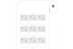 Brady BPT-311-427 / 236998, hőérzékeny papír címkék, 25.40 mm x 31.75 mm