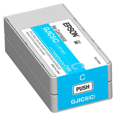 Epson GJIC5(Y) C13S020564 a ColorWorks esetében, cián (cyan) eredeti tintapatron 