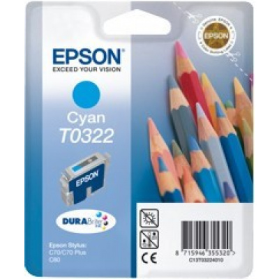 Epson T032240 cián (cyan) eredeti tintapatron