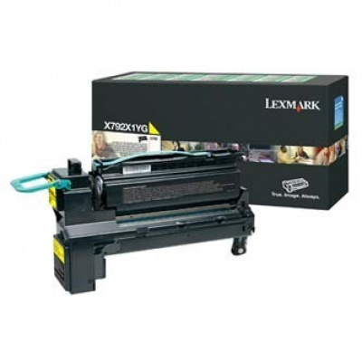 Lexmark X792X1YG sárga (yellow) eredeti toner