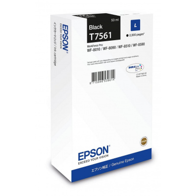 Epson T7561 L C13T75614N fekete (black) eredeti tintapatron