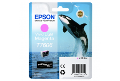 Epson T7606 C13T76064N10 világos bíborvörös (vivid light magenta) eredeti tintapatron