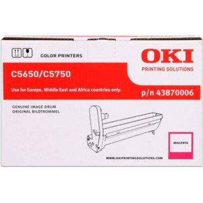 OKI 43870006 bíborvörös (magenta) eredeti fotohenger