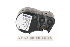 Brady M5-17-432-CL-BK / 170873, 25.40 mm, Polyester, fekete nyomtatás / átlátszó alapon