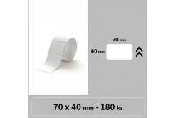 Niimbot címkék RP A2A58788302, 70x40mm 180db Fehér a B3S esetében
