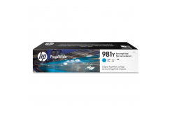 HP 981Y L0R13A cián (cyan) eredeti tintapatron