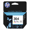HP 304 N9K05AE színes (color) eredeti tintapatron